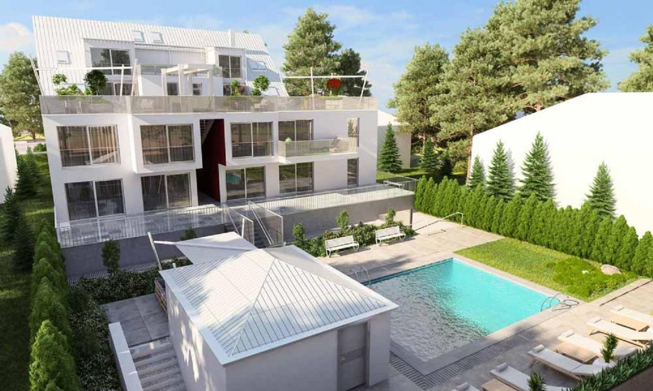 Red Flower Apartment With Pool - 5 Min To Lake Wien Ngoại thất bức ảnh